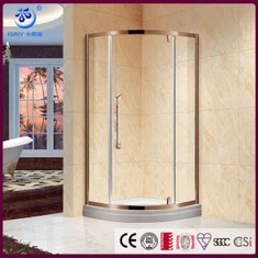 Framed gan rian 3 doras cithfholctha dé -fhillte sleamhnáin le bonn cithfholctha, 36 le {36- orlach, gloine shoiléir (KK5209)